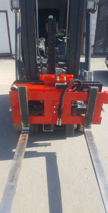 Obrotnica do wózka widłowego MONTAŻ ciągnika  skrzyniopalet wywrotnica