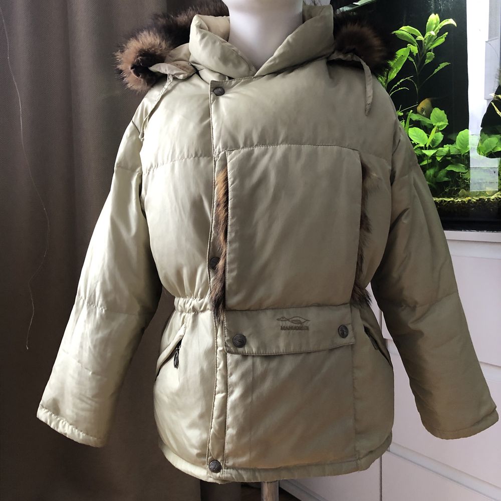 MANUDIECI брендовий пуховик зимова куртка на дівчинку 7років 122 128