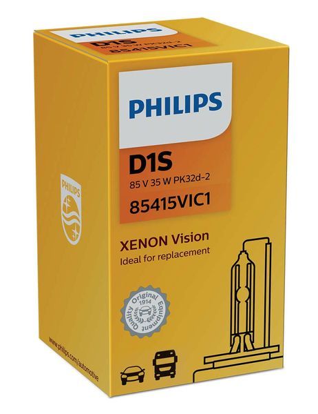 Lâmpadas Xenon de Origem Philips D1S, D2S, D2R, D3S, D4S, D5S, D8S