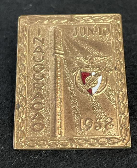 Medalha Inauguração torres iluminação Benfica 1958