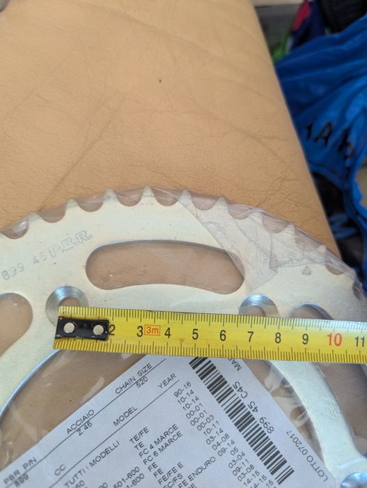 Зірки задні на мотоцикл "Італія"