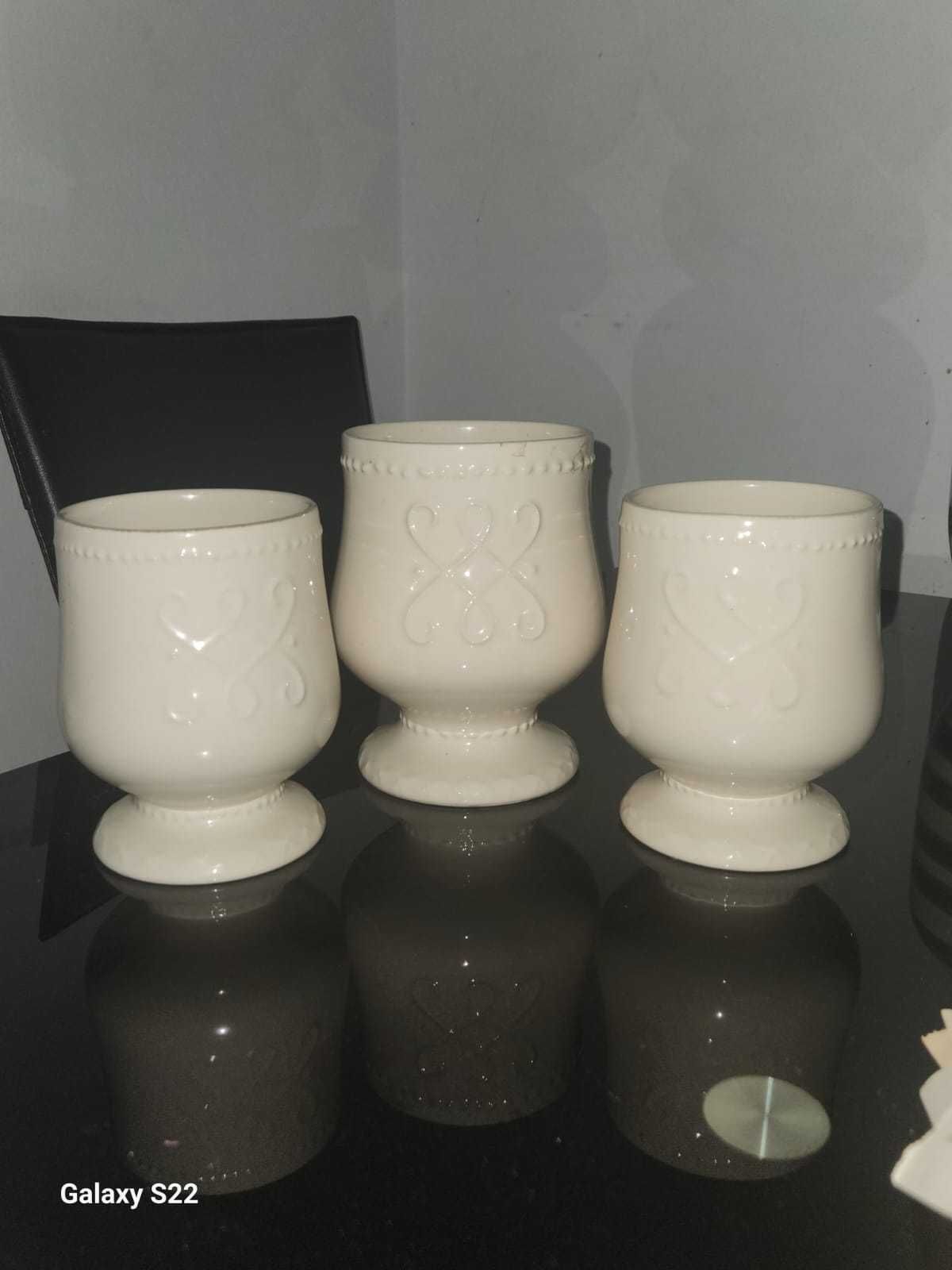 Conjunto de vasos decorativos