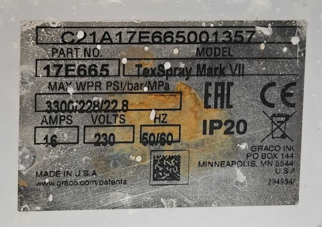 Agregat Szpachlarsko-Malarski Graco Mark VII