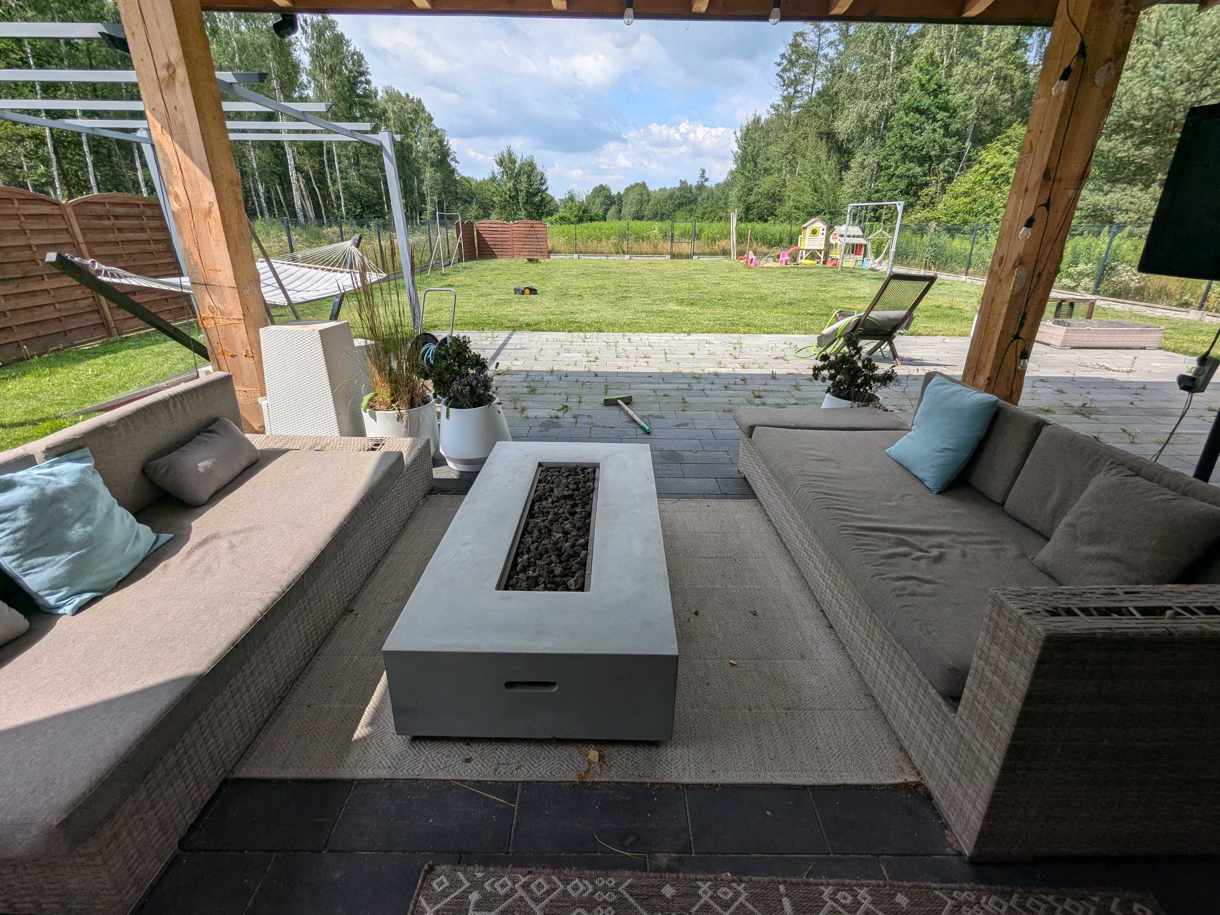 Sofa ogrodowa (2 sztuki ) ratanowe