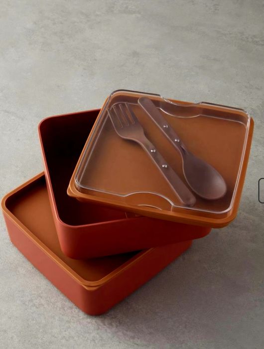 Mezaluna лоток.контейнер для еды. Ємність для зберігання 720 мл + 720