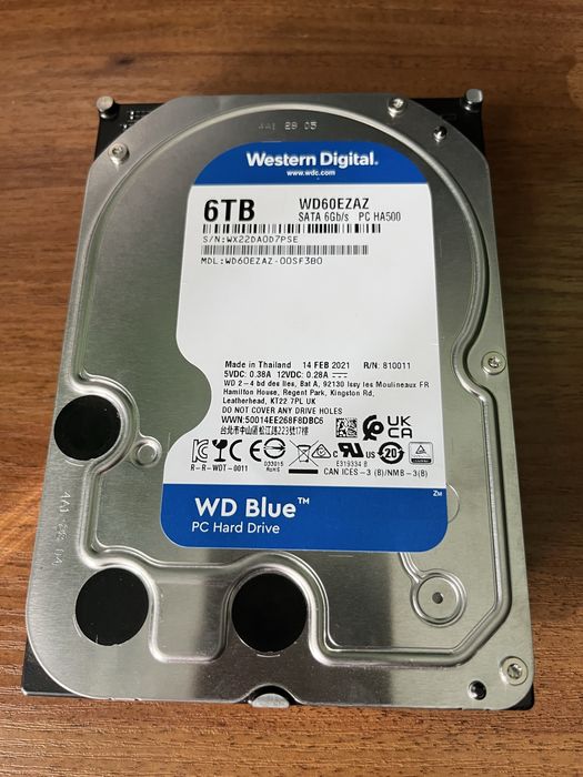 WD Blue об’ємом 6 TB