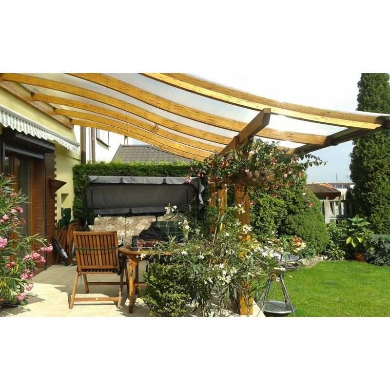 Zadaszenie tarasu, wiata, carport, garaż, konstrukcja, fala 350x525 cm