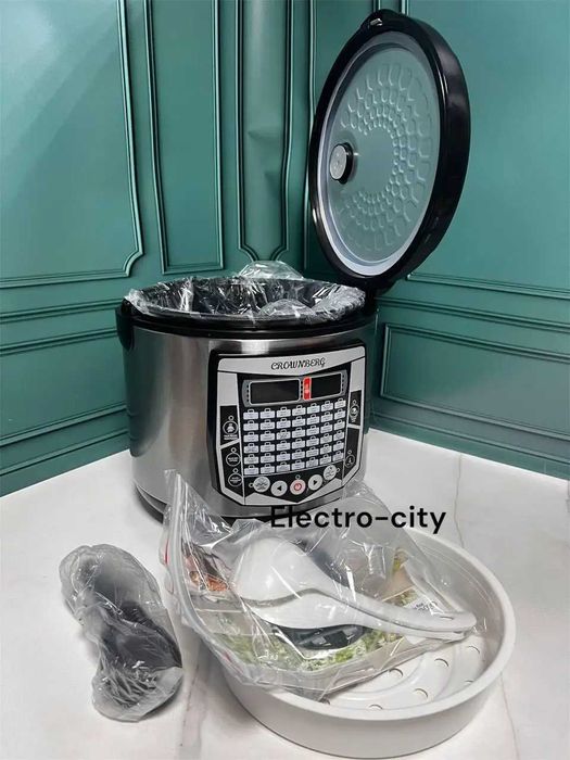 НЕМЕЦКАЯ Професиональная Мощная Мультиварка для дома Crownberg CB-5527