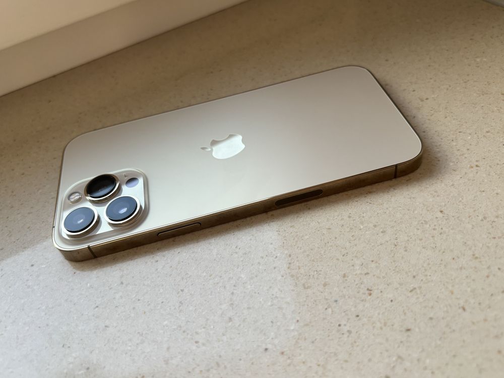 Iphone 13 Pro Max 256 GB Złoty 100% kondycja baterii