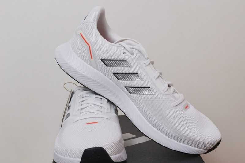 adidas Runfalcon 2.0 44 2/3 białe white 10 nowe buty