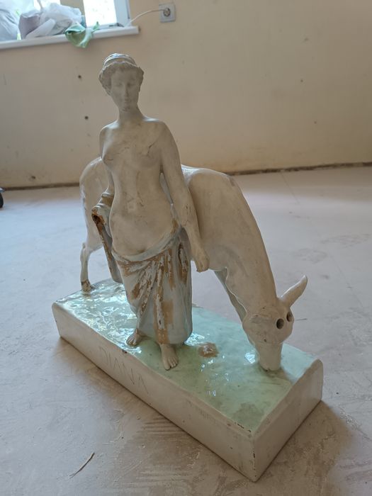 Рідкісна статуетка антикварна  Amphora «DIANA, підпис M MORTL FEC