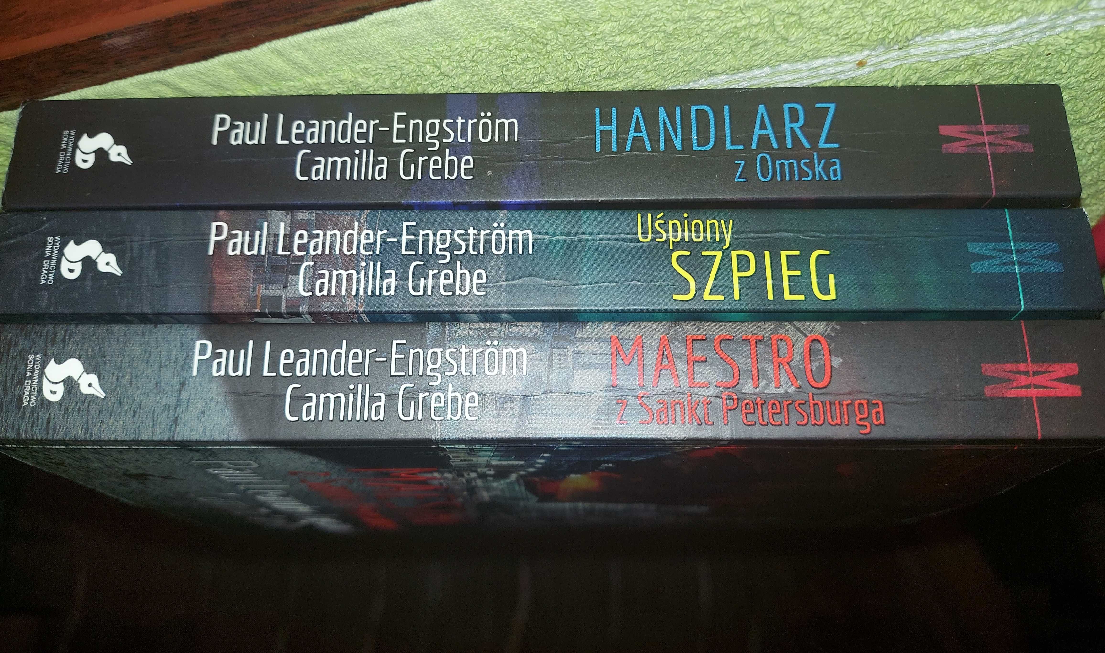 Trylogia"Mroczna Moskwa"3 szt,Paul Leander-Engstrom,Camilla Grebe