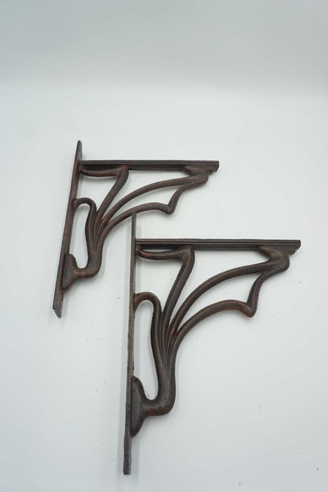 PARA żeliwnych wsporników uchwytów pod półkę-dekoracja wieszak