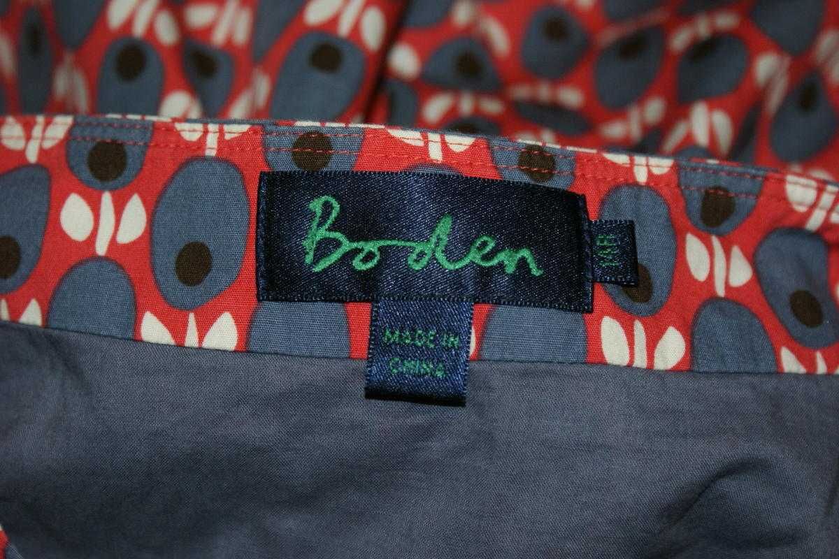 Boden vintage spódnica lato trapezowa casual eco bawełna 42