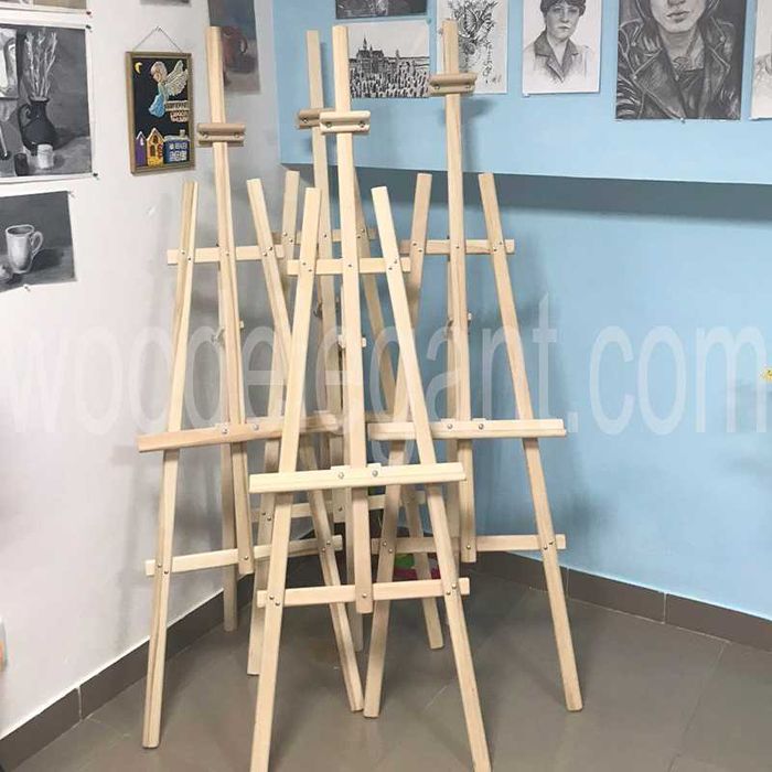 Мольберт з твердої породи деревини Ліра 178см малювання тринога