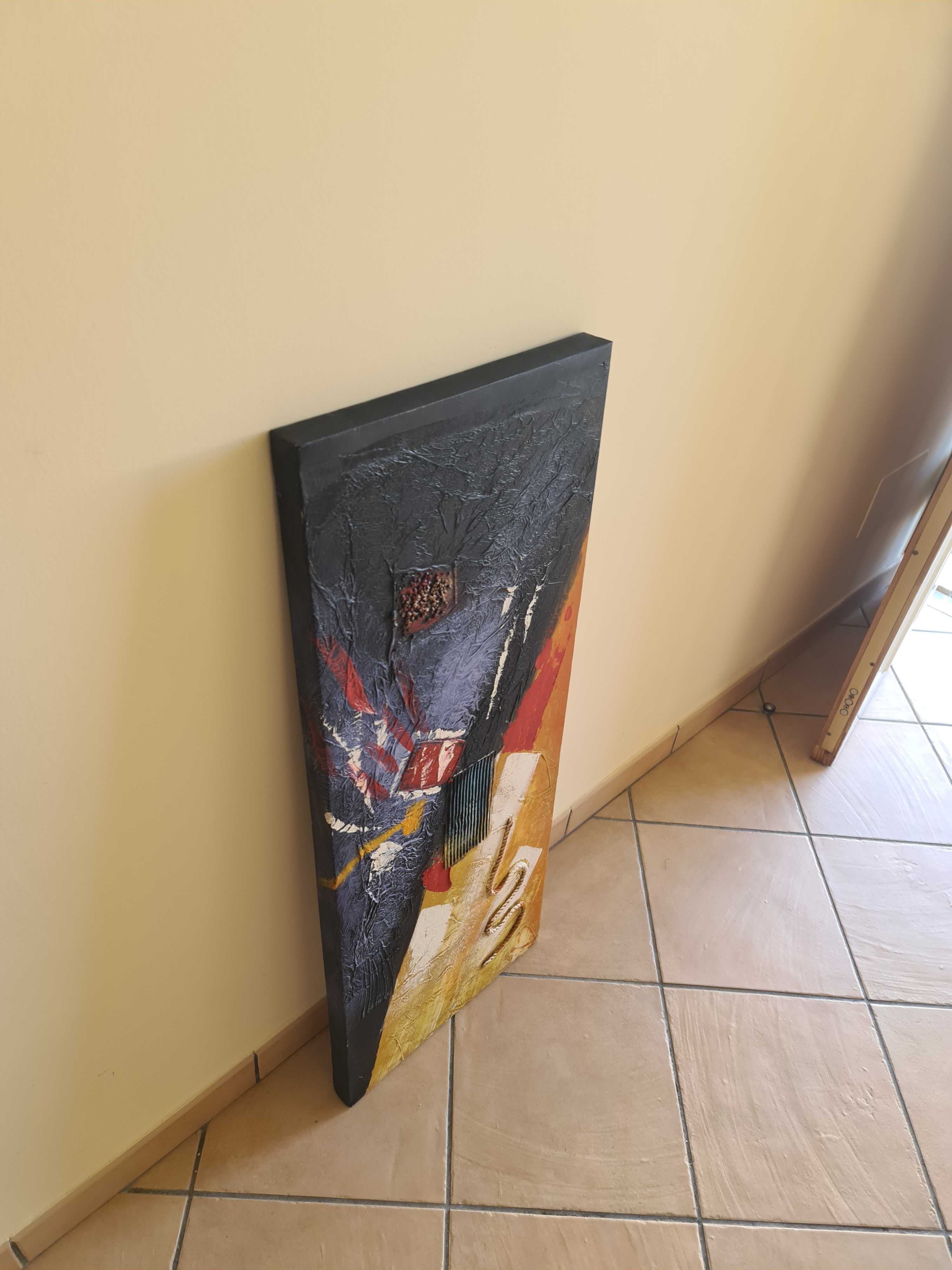 Moldura Tela Quadro Pintura Parede Decorativa - 100x40cm