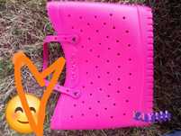 Torba plażowa Crocs różowa