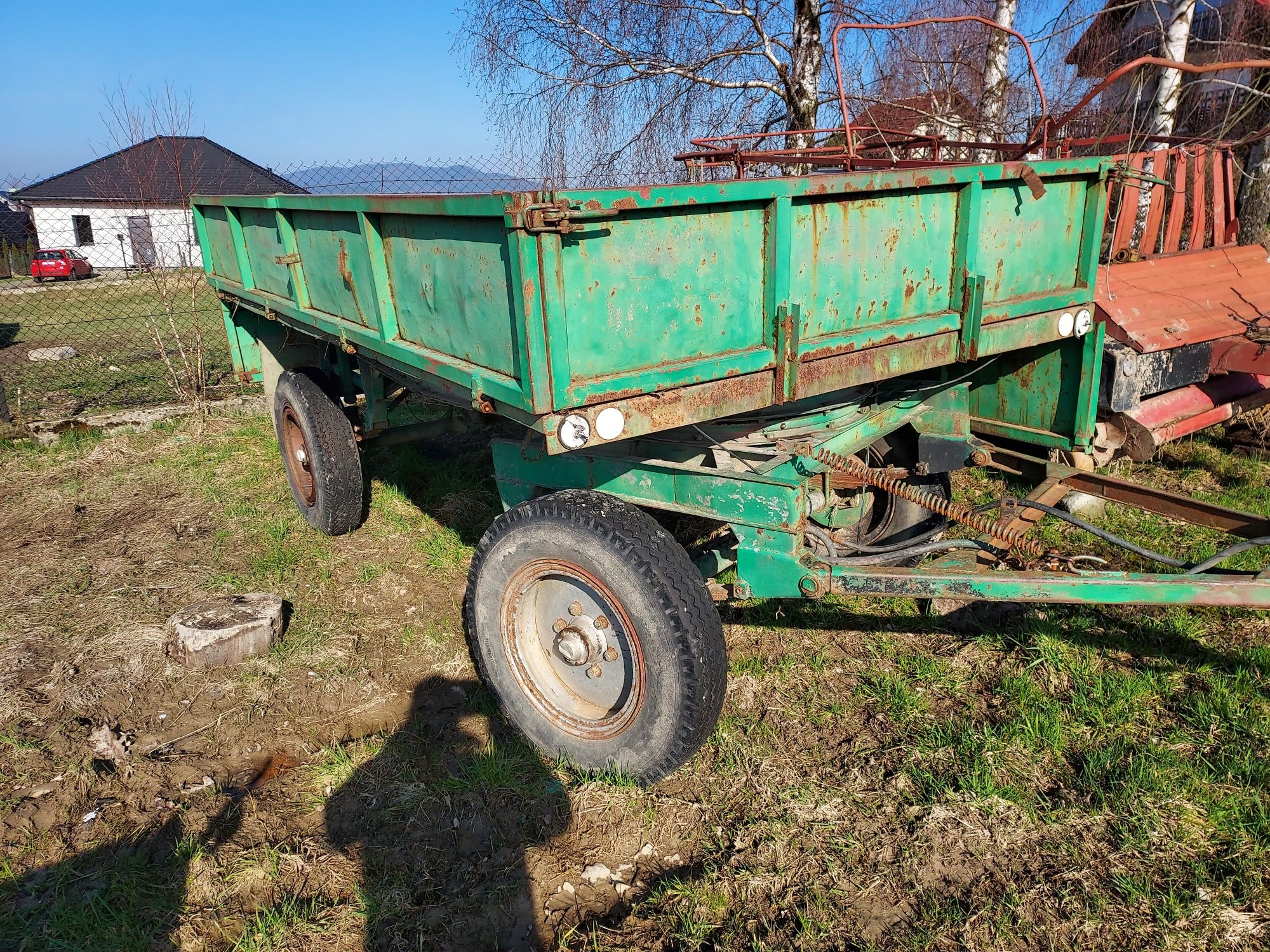 Przyczepa wywrotka kiper autosan d35 d747 tandem kemper