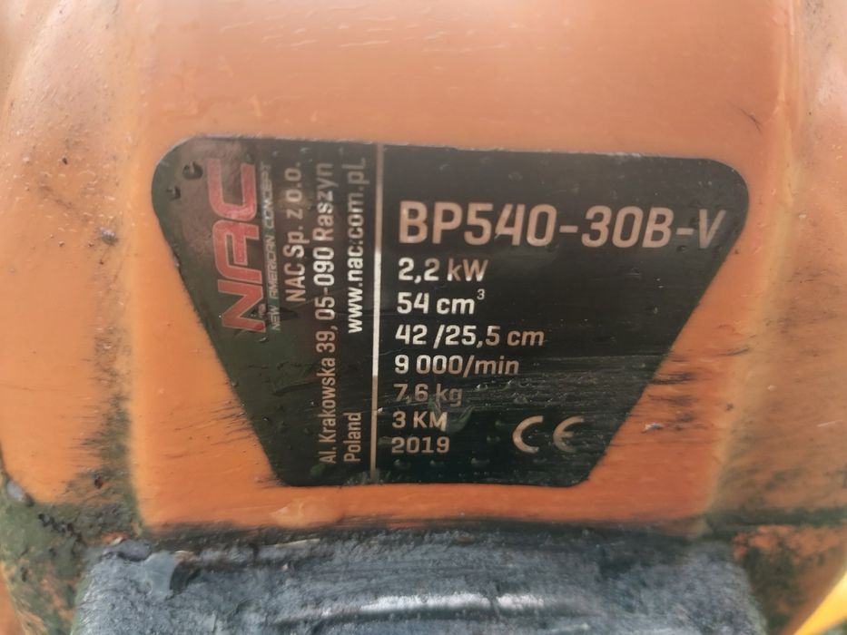 Kosa spalinowa NAC BP540-30B-V 2.2kW 7.2kg