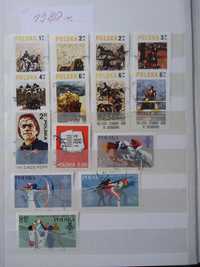 Znaczki pocztowe niecały rocznik 1980