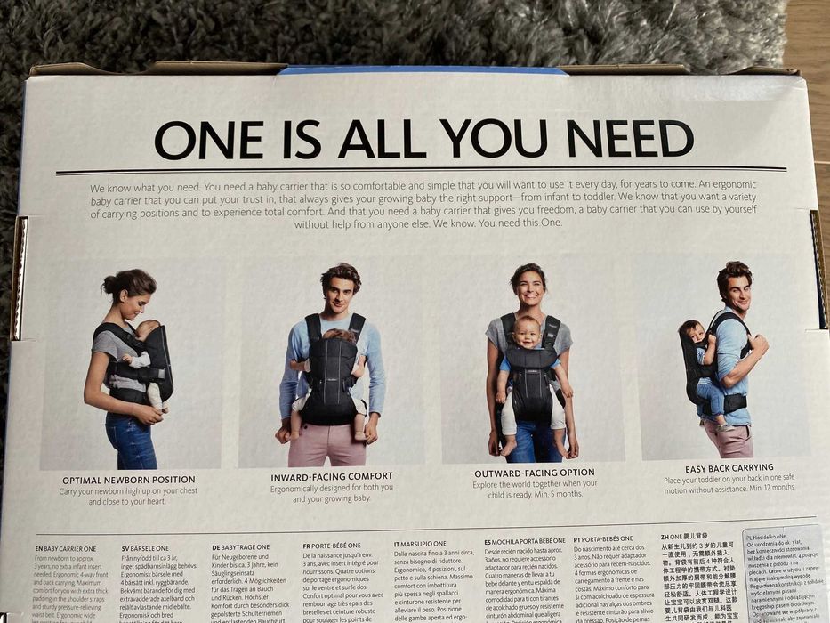 Nosidełko dla dziecka BABYBJORN ONE