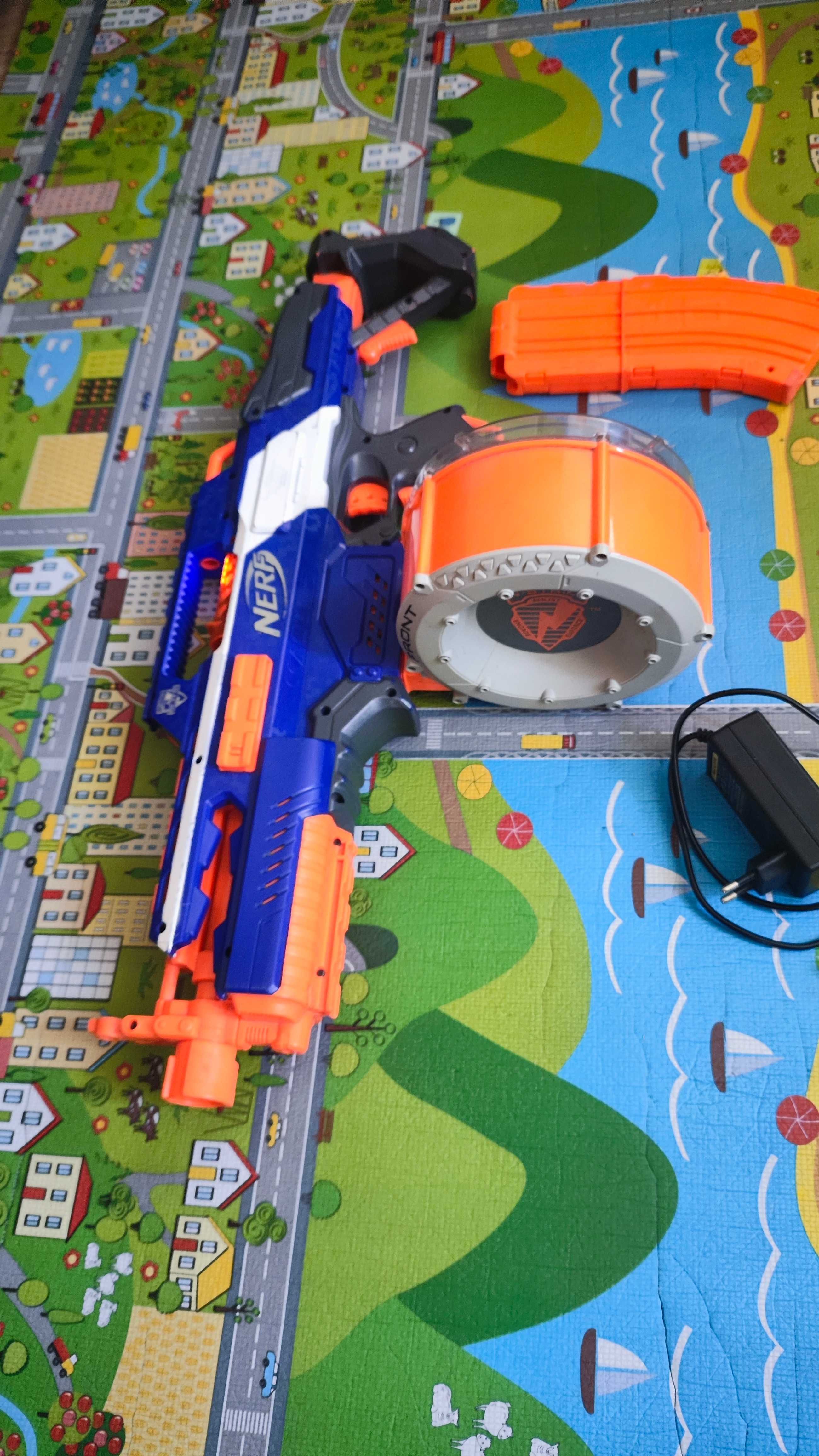 Nerf elit автомат на аккумуляторі