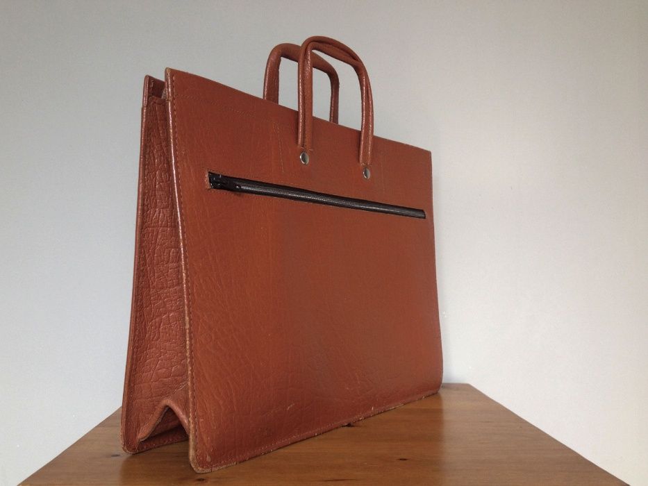 torba / neseser / aktówka skórzana PRL