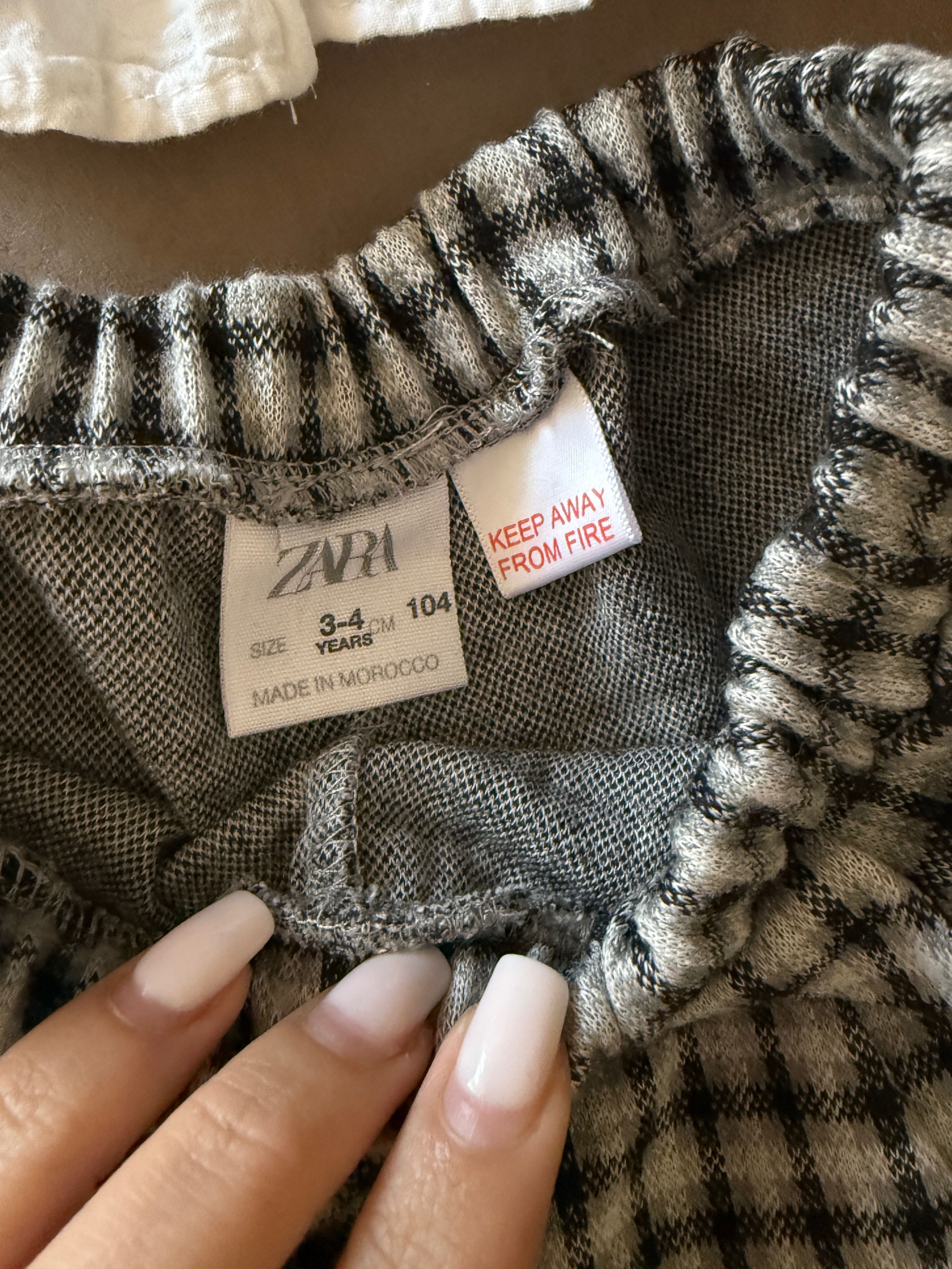 Джинсы блузка юбка Zara 3-4 р 98 104 шорти