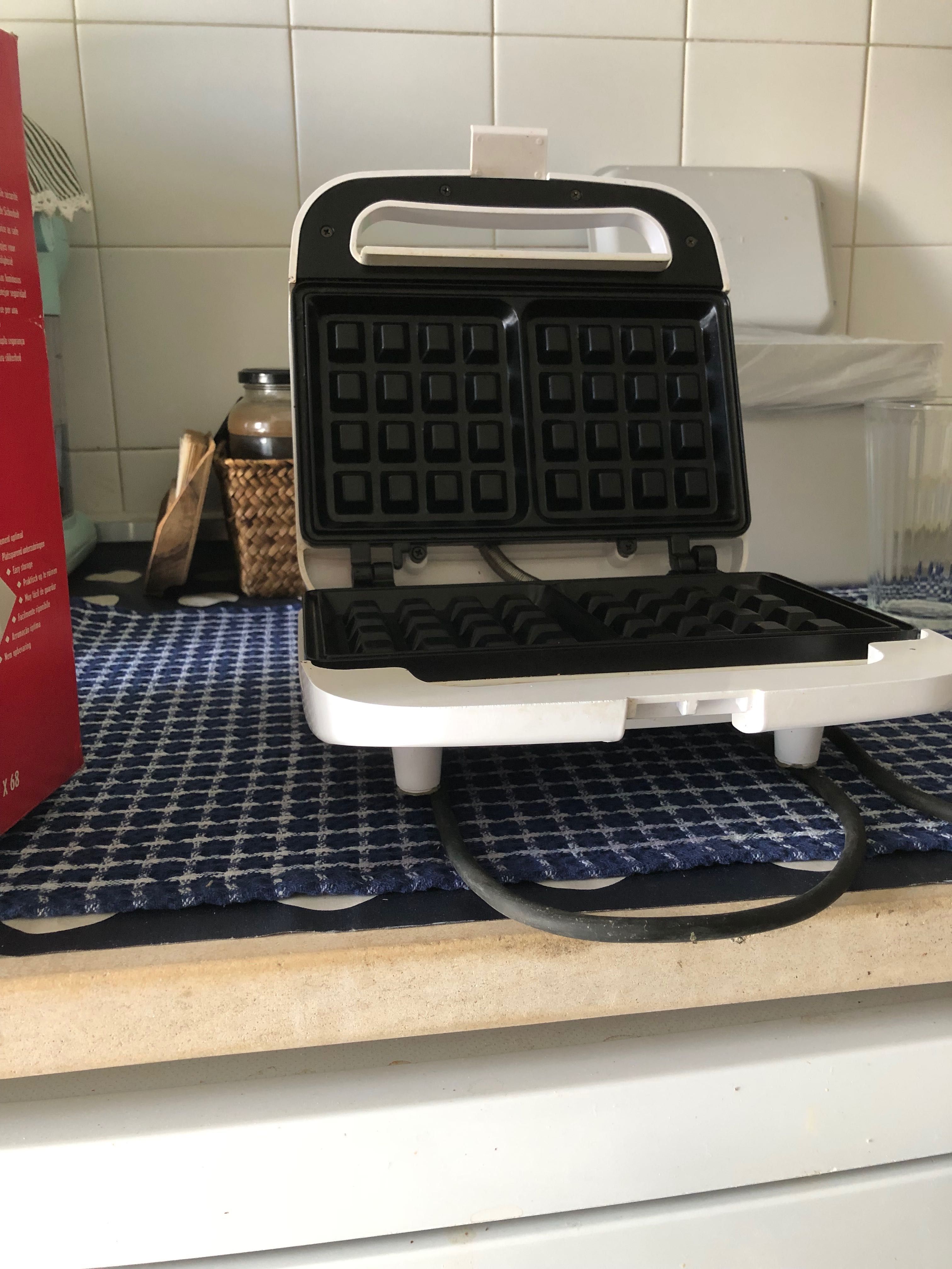 Máquina waffles moulinex