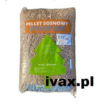 Pellet sosnowy Premium Kuzio certyfikat A1 pelet