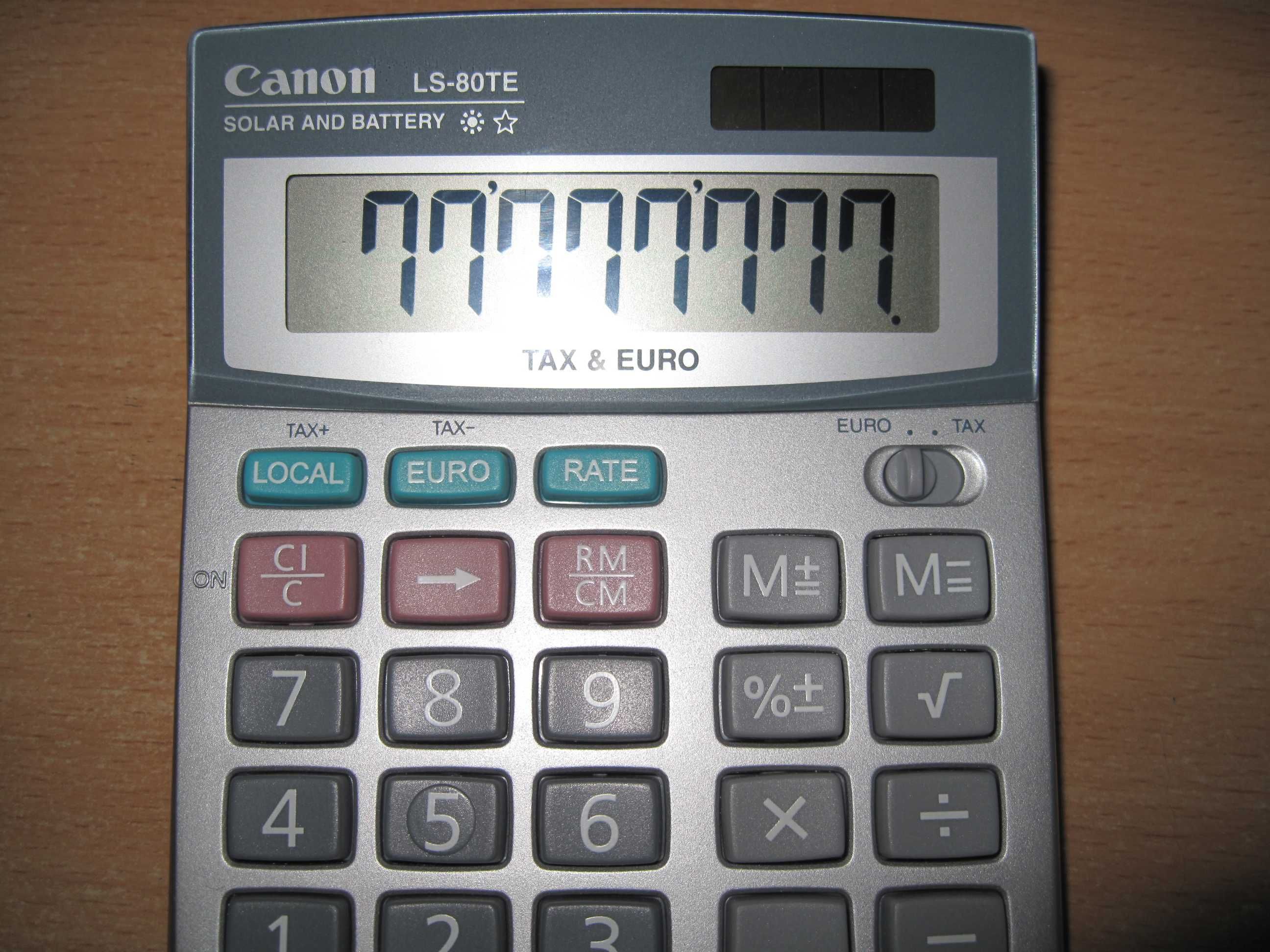 Калькулятор CANON, 8 цифр.