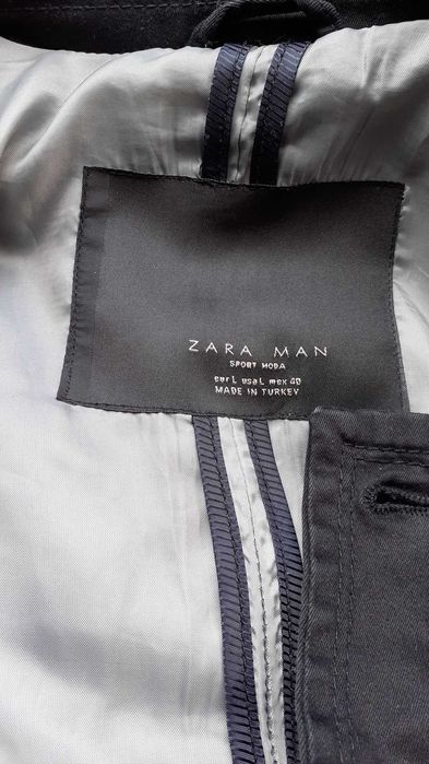 Casaco gabardine homem L zara