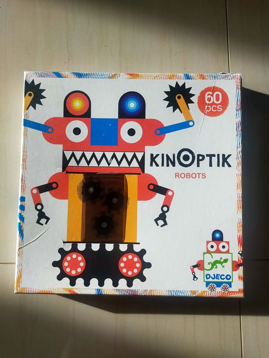 Kinoptik Roboty - układanka magnetyczno - optyczna Djeco