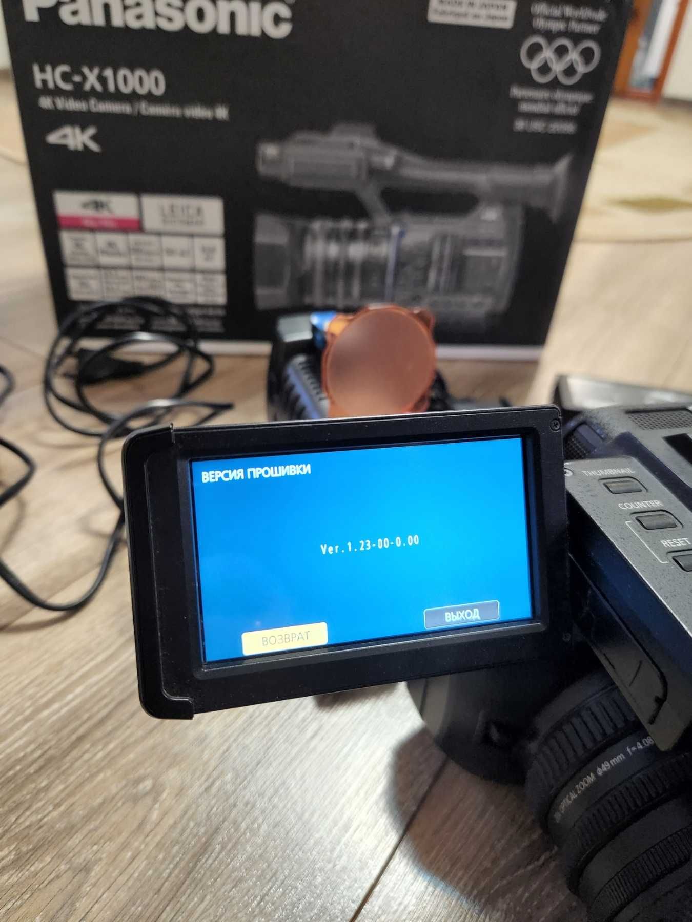 Відеокамера / Видеокамера Panasonic X1000 4К  (HC-X1000EE-K) Японія