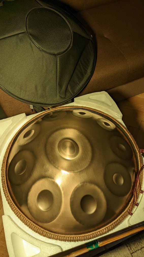 Handpan 53.3см Re Minor Bengal Steel Tongue Хендпан  21дюйм