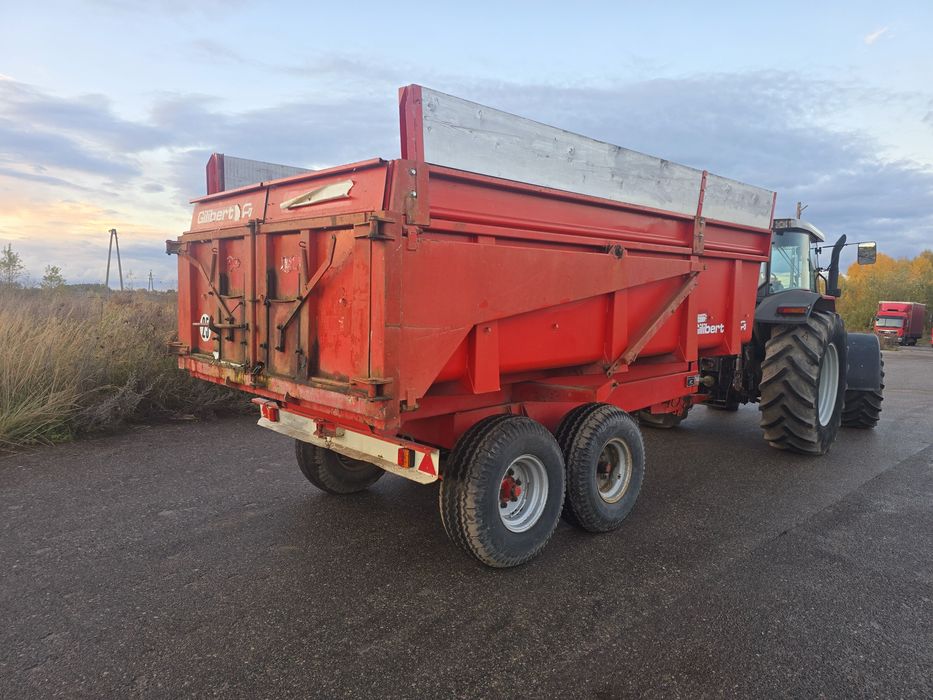 Przyczepa skorupowa gilibert wysokiego składowania 10 ton