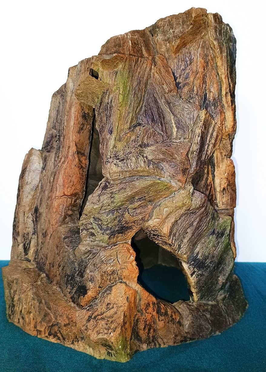Nowa sztuczna skałka do akwarium, terrarium 21x29,5x35cm