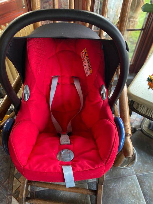 Fotelik Maxi-Cosi Cabriofix czerwony stan bardzo dobry!