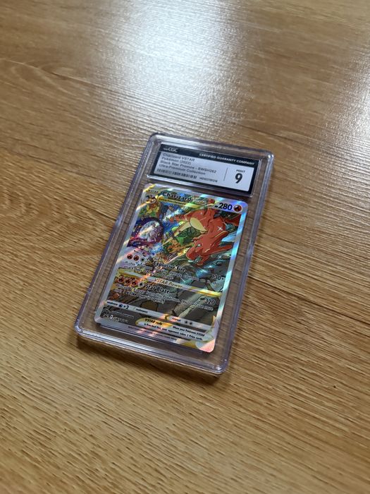 Charizard vstar pokemon 2022 black star promo swsh262 cgc 9