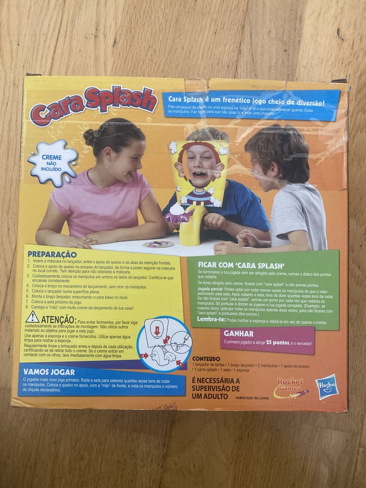 Jogo Cara Splash da Hasbro
