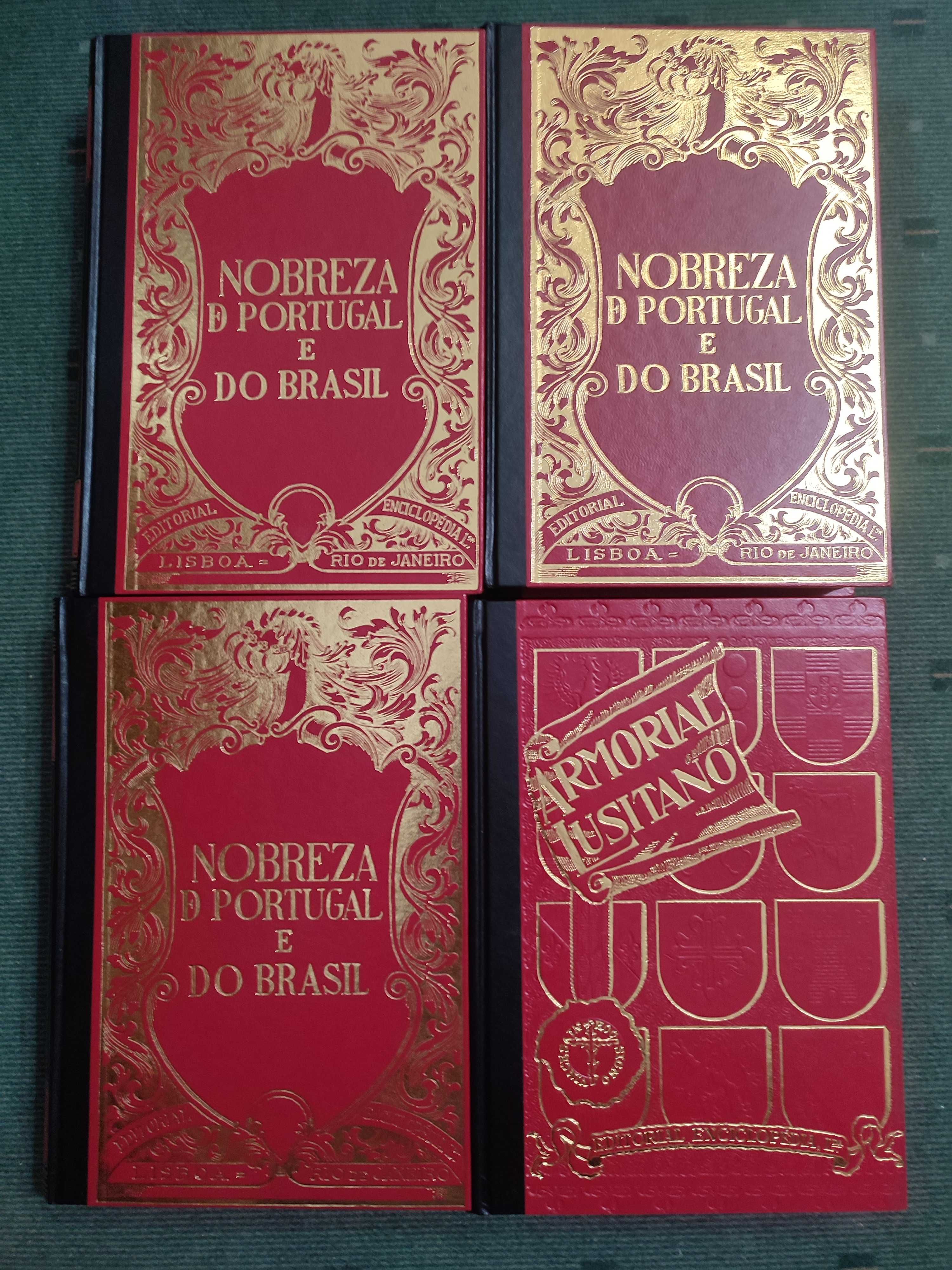 Nobreza de Portugal + Armorial lusitano - 4 Volumes