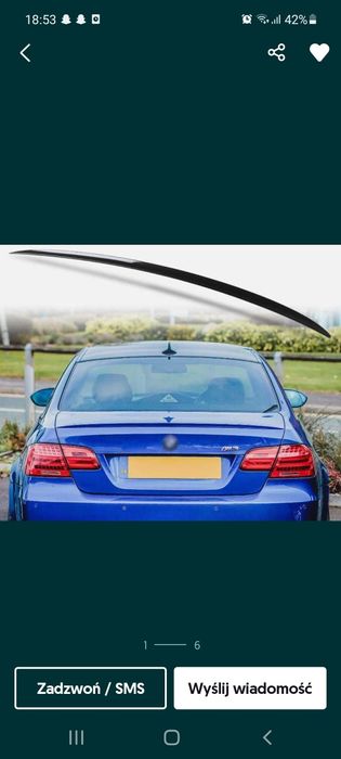 Lotka! Spoiler! Dokładka Bmw e92! M-Preformance