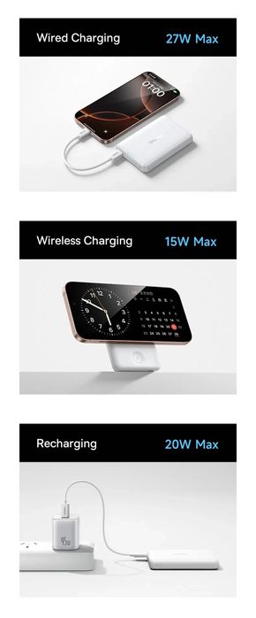 Павербанк Baseus EnerFill FT11 Qi2 10000mAh 27W Magsafe