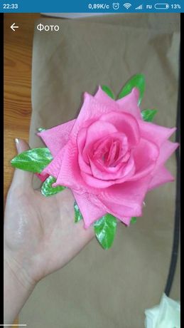 Искусственные цветы (головки) розы для свадебной арки, машины, зала