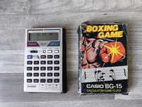 Vintage Retro Casio kalkulator gra zegarek Boxing Game BG 15