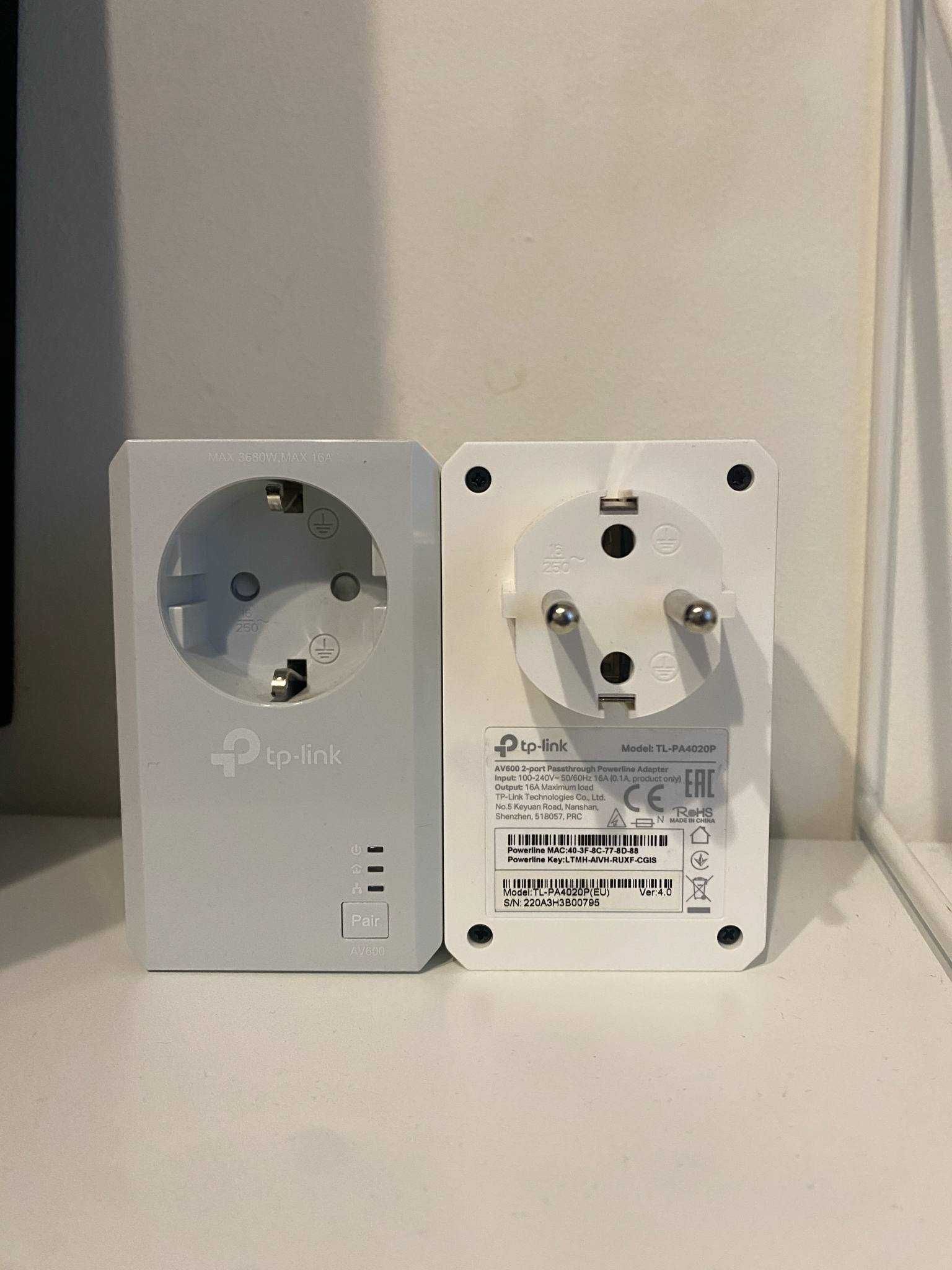 Adapter TP-Link Powerline TL-PA4020P Kit AV600 2-Port