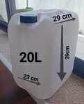 10 Bidons  20L  2€un.