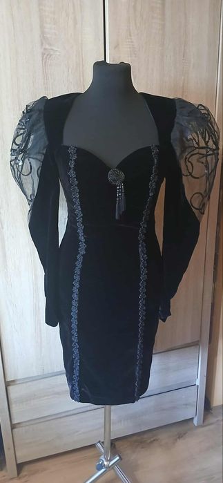 Sukienka kolekcjonerska lata 80te Vintage Karen Okada