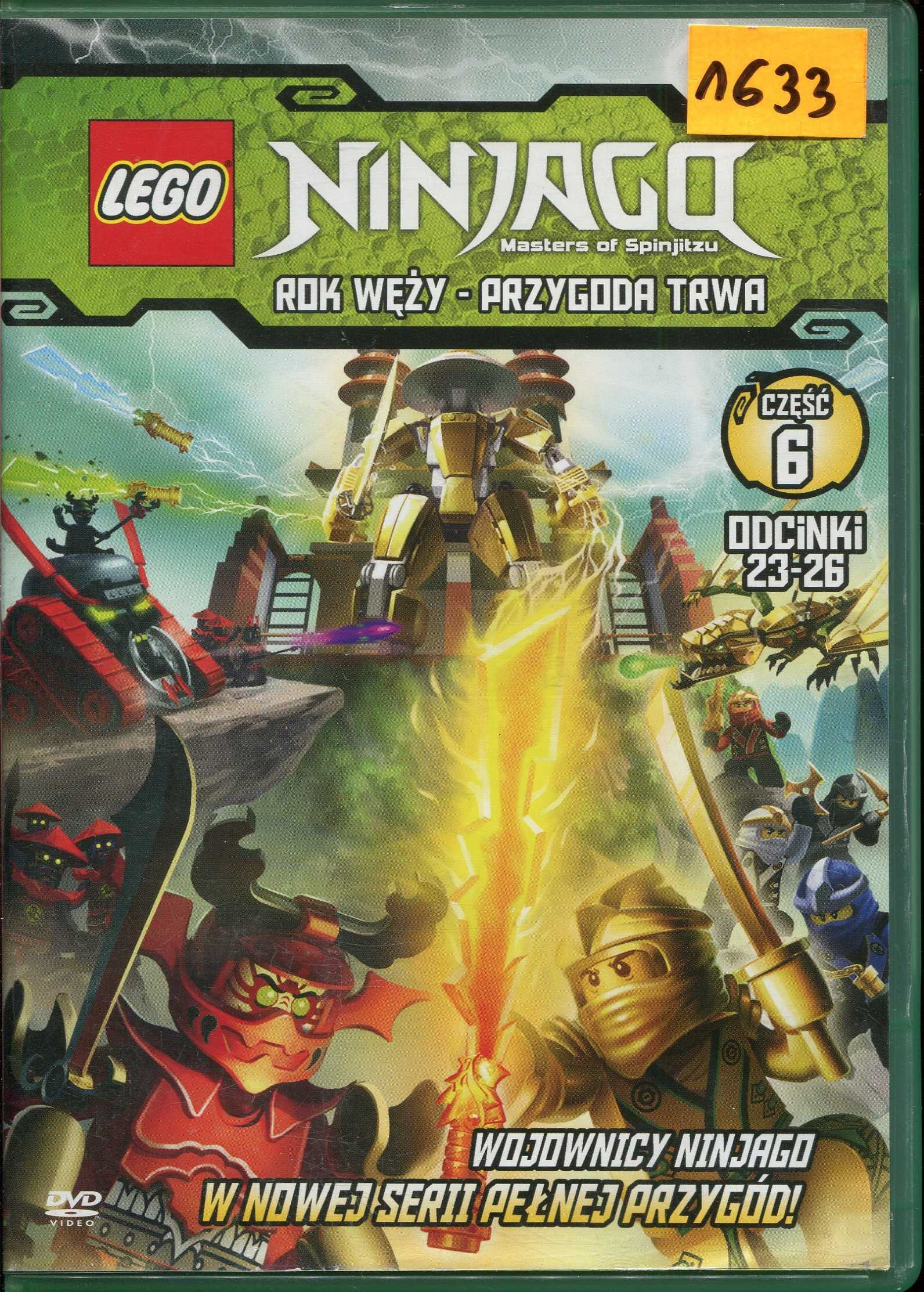 Lego Ninjago 9 płyt dvd