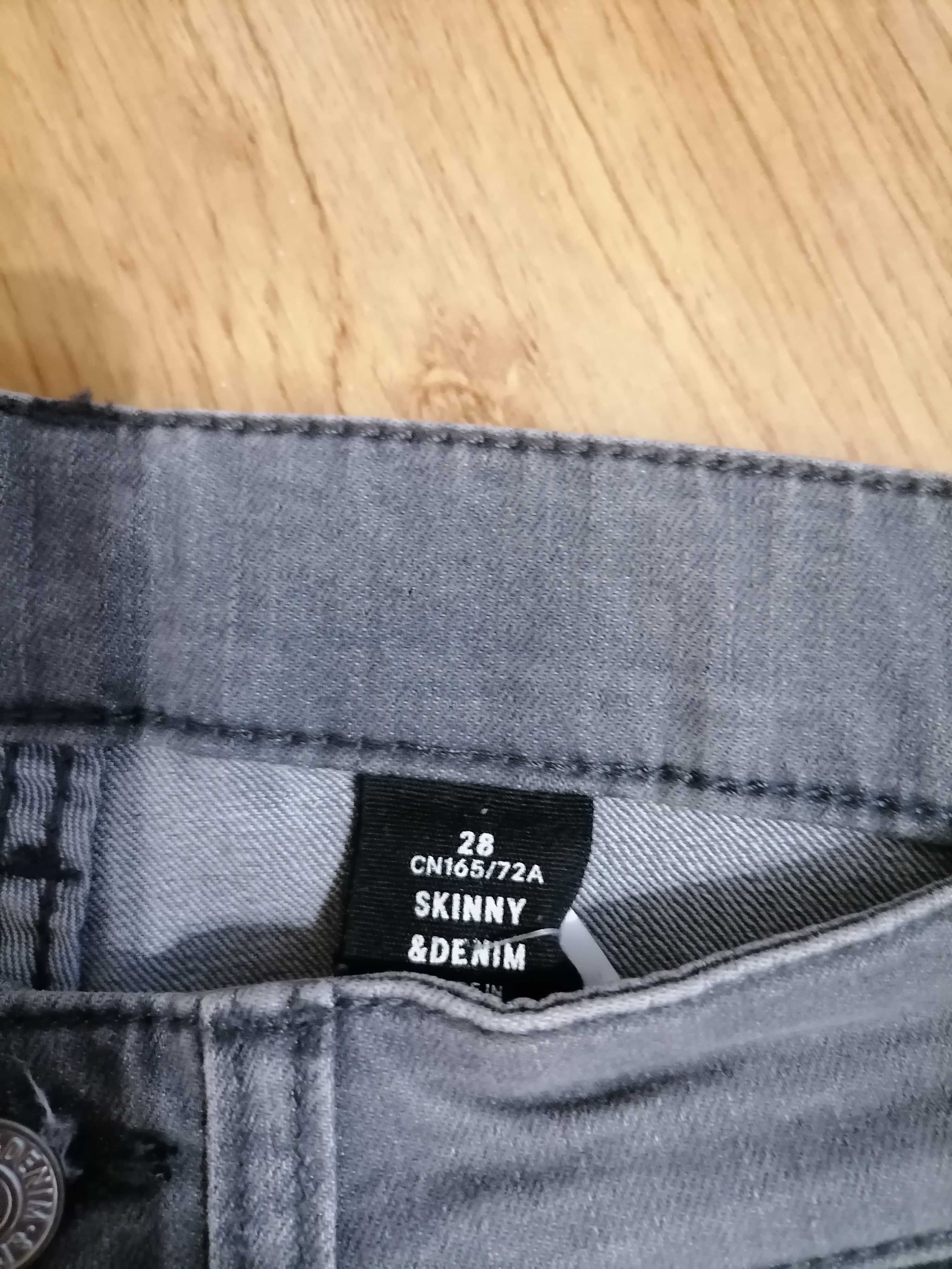 Spodnie szare chłopięce H&M rozmiar 28